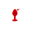 Plug rouge bijou cristal Medium CHERRY 